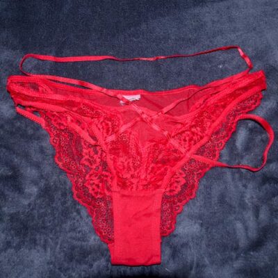 Spannende brazillian slip, rood